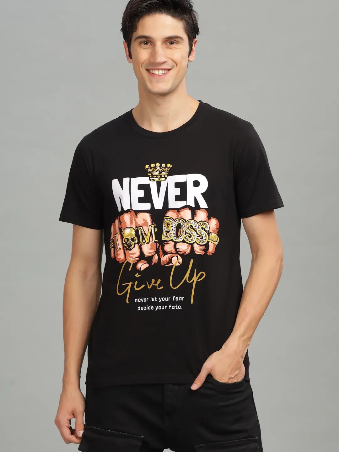 TOM HIDDLE BACK PRINT TSHIRT [M-XL]