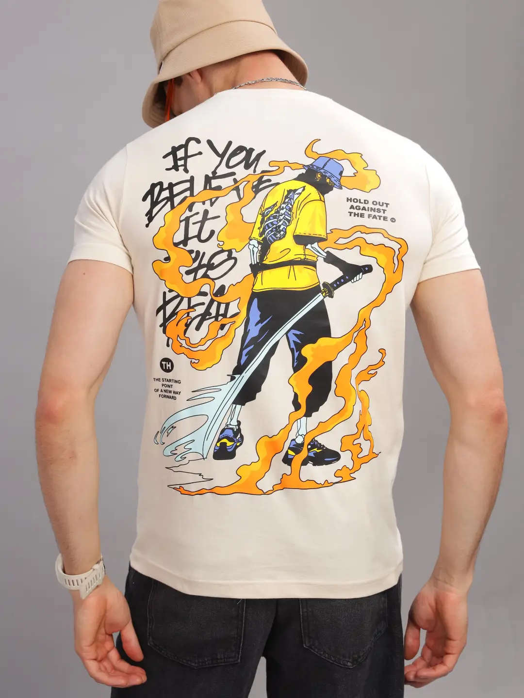 TOM HIDDLE BACK PRINT TSHIRT [M-XL]